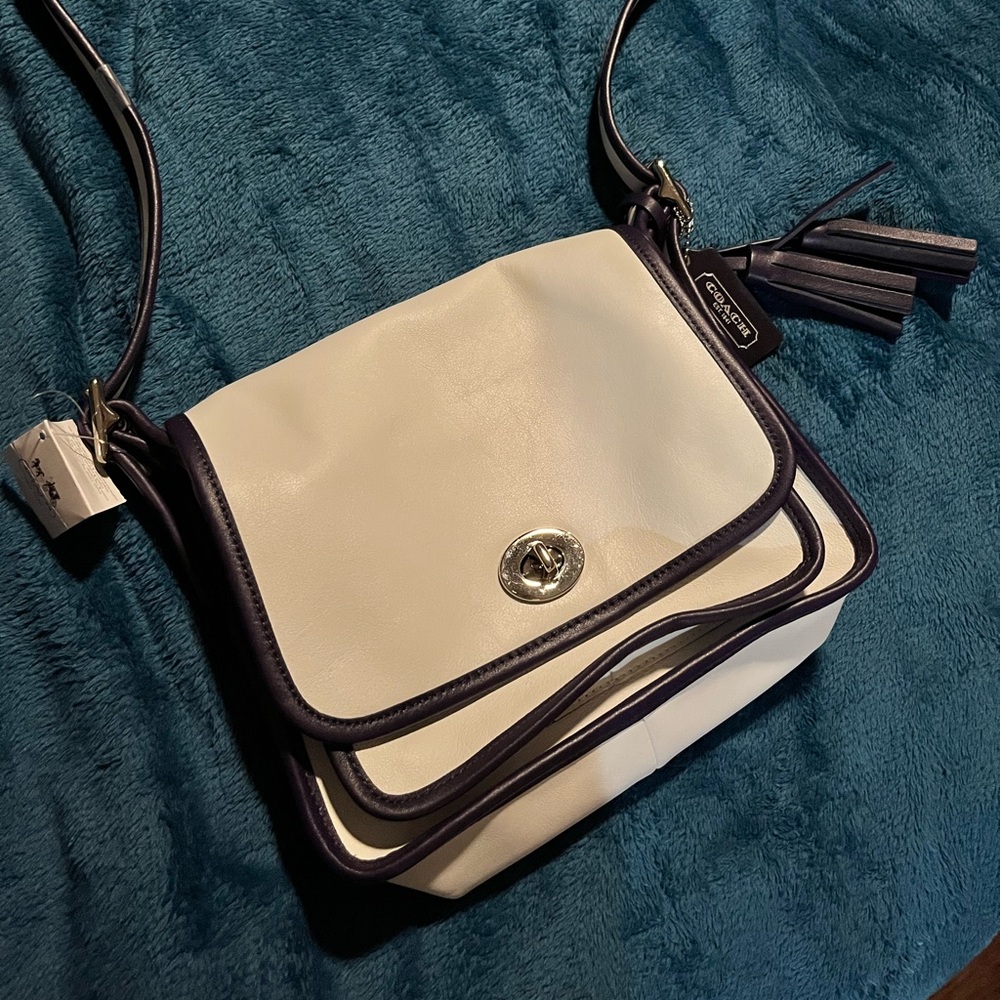 COPY - NWT Coach 22408 Archival Two Tone Leather Rambler Crossbody